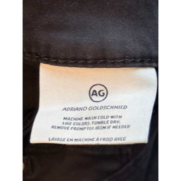AG Adriano Goldschmied The Abbey Ankle Jeans Black Mid-Rise Super Skinny - Picture 6 of 7